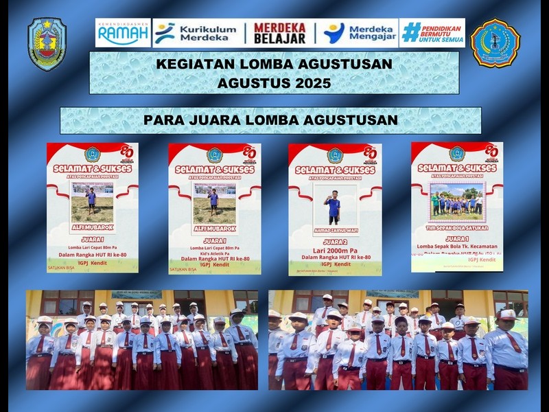 MERDEKA BERPRESTASI! SD NEGERI 1 KLATAKAN BORONG JUARA DI LOMBA AGUSTUSAN!