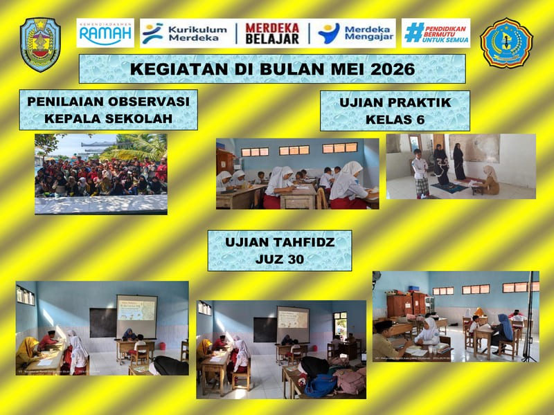 SEMANGAT BELAJAR DI BULAN MEI : DARI KOLAM RENANG HINGGA UJIAN KOMPETENSI KELAS 6